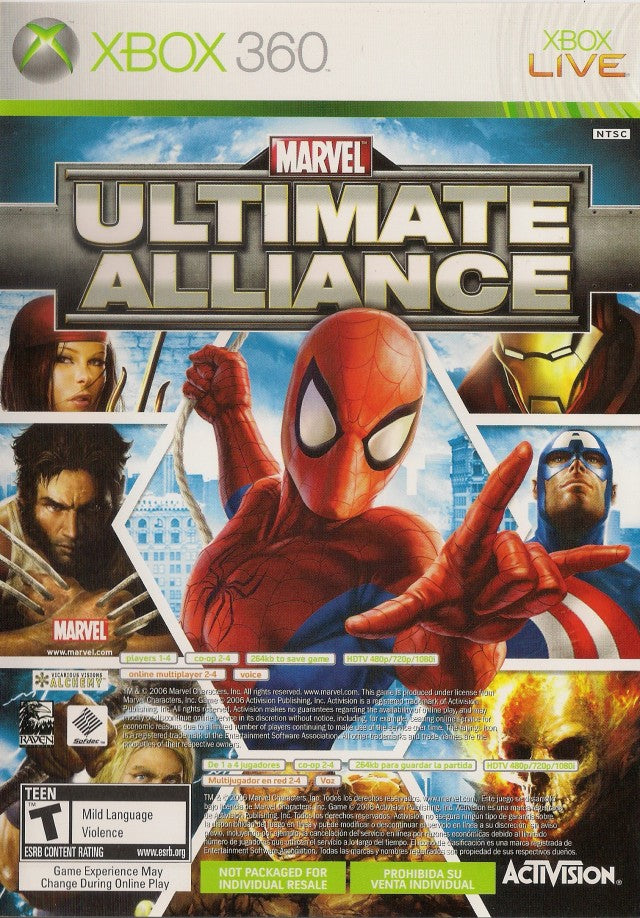 Marvel Ultimate Alliance & Forza 2