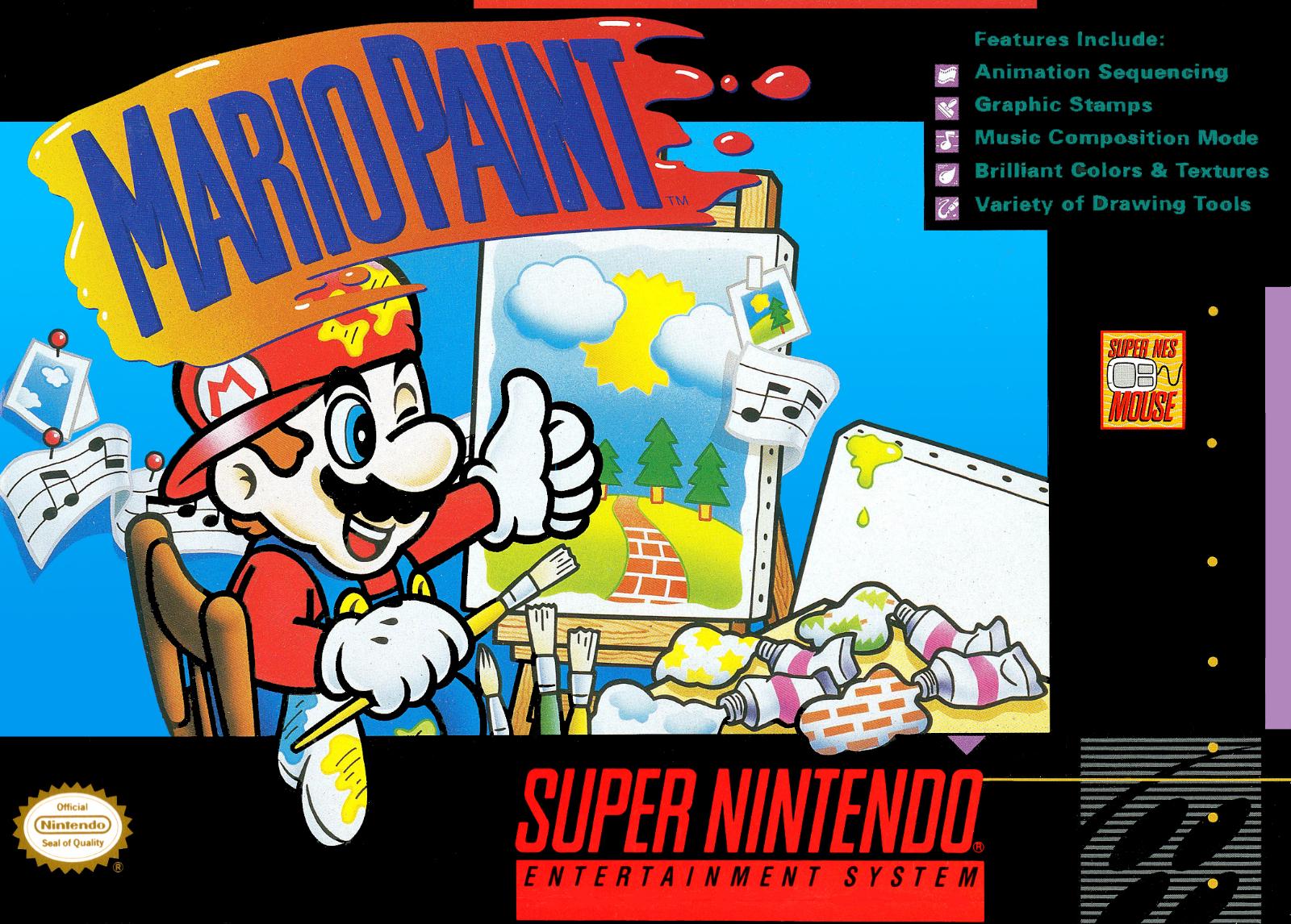 Main Image | Mario Paint Super Nintendo