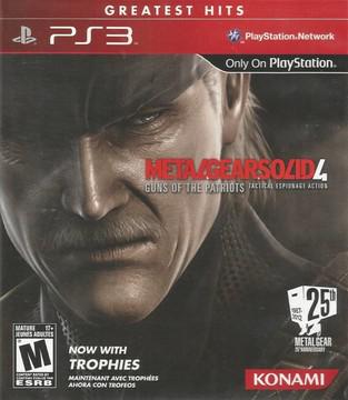Main Image | Metal Gear Solid 4 Guns of the Patriots [Greatest Hits] Playstation 3