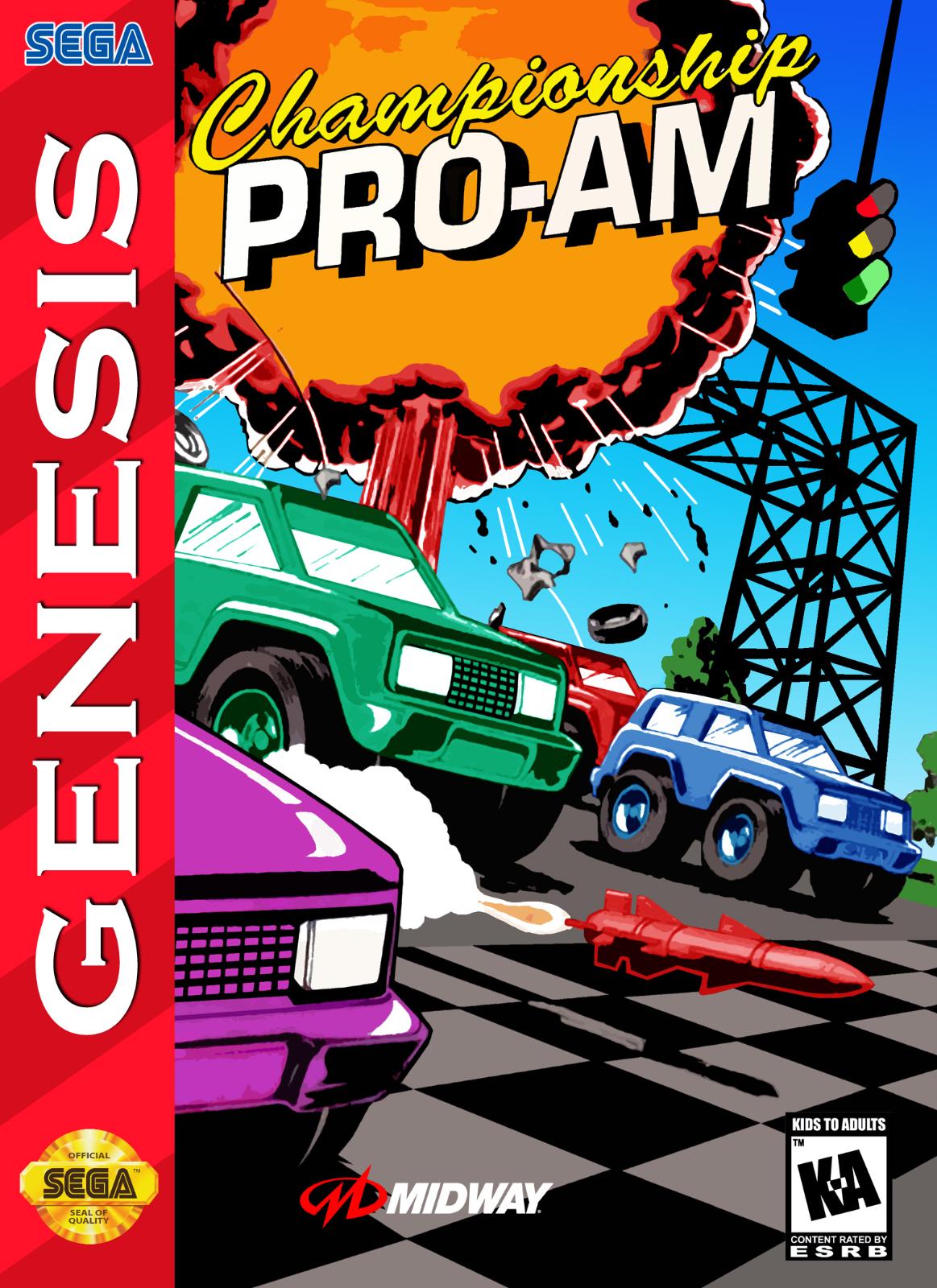 Main Image | Championship Pro-AM Sega Genesis
