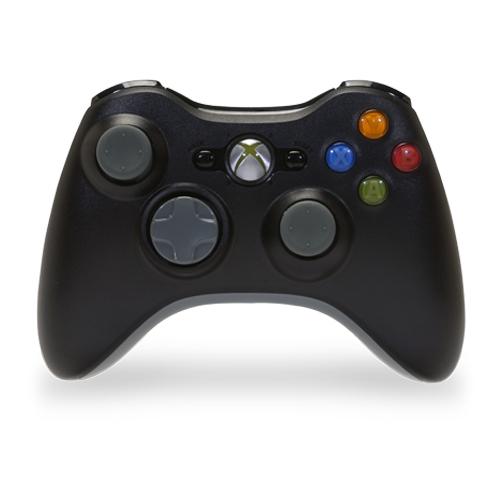 Main Image | Black Xbox 360 Wireless Controller Xbox 360