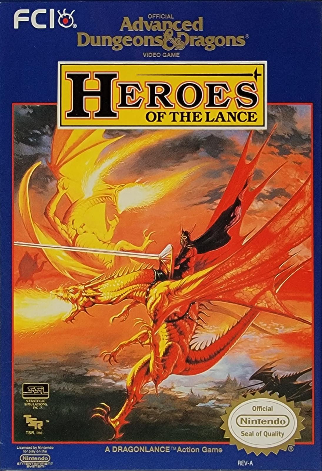 Main Image | Advanced Dungeons &amp; Dragons Heroes of the Lance NES