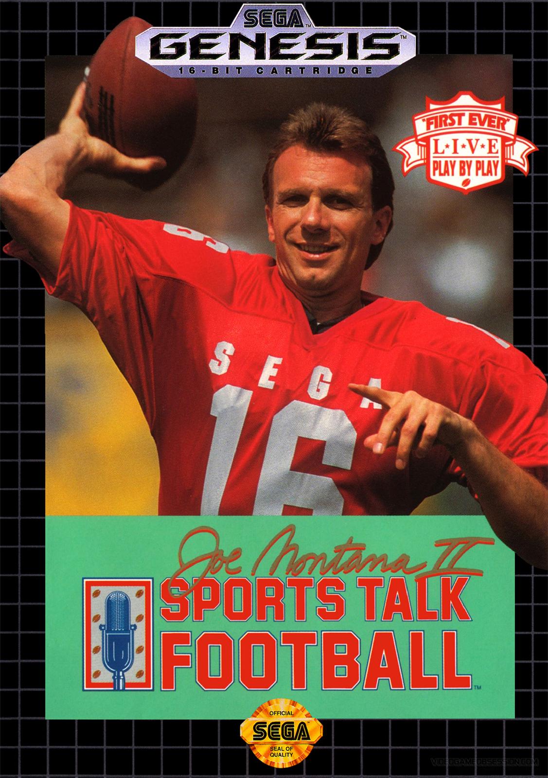 Main Image | Joe Montana II Sports Talk Football Sega Genesis