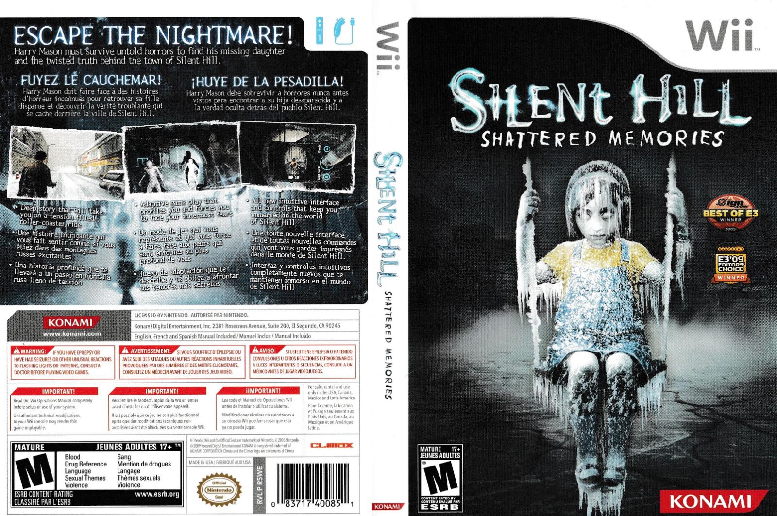 Silent Hill: Shattered Memories – Flip Jeux Vidéo