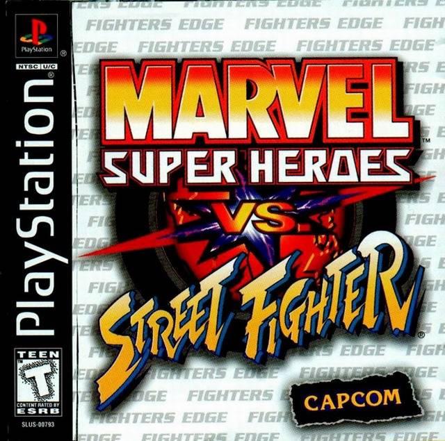 Main Image | Marvel Super Heroes vs. Street Fighter Playstation