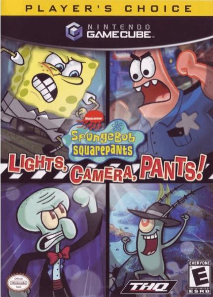 Main Image | SpongeBob SquarePants Lights Camera Pants [Player&#39;s Choice] Gamecube