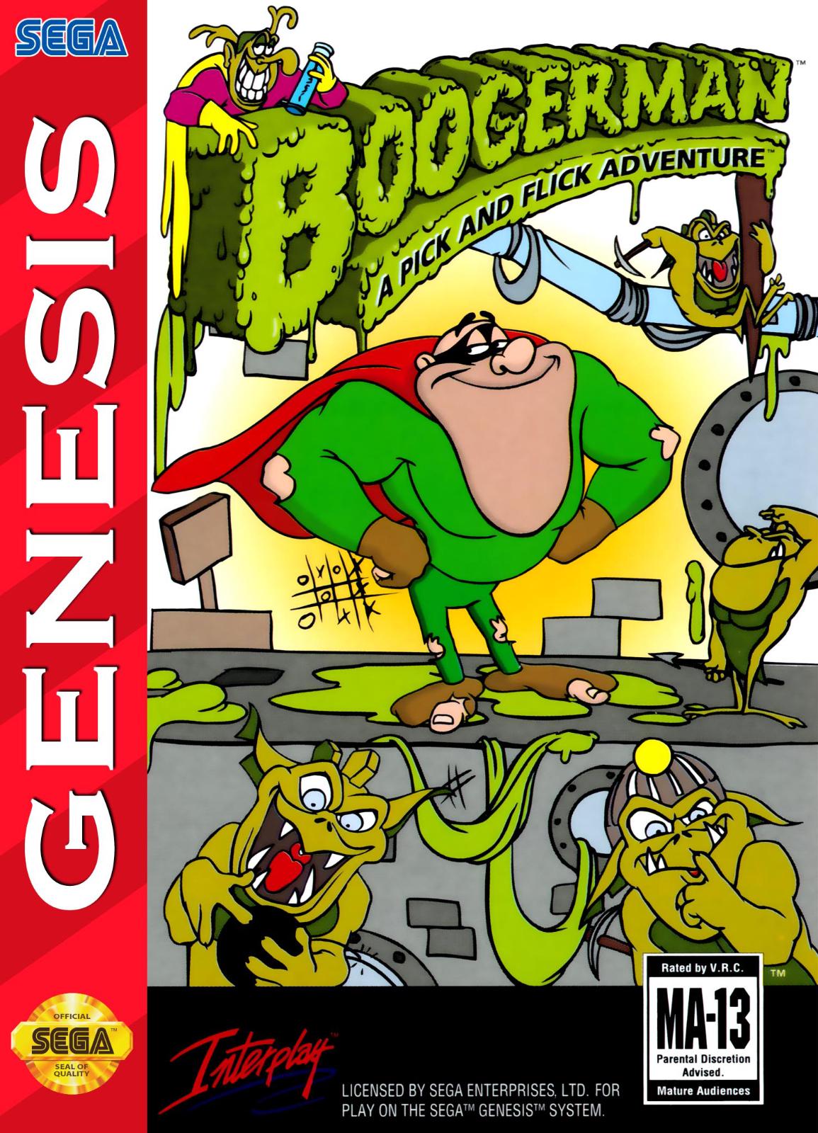 Main Image | Boogerman A Pick and Flick Adventure Sega Genesis