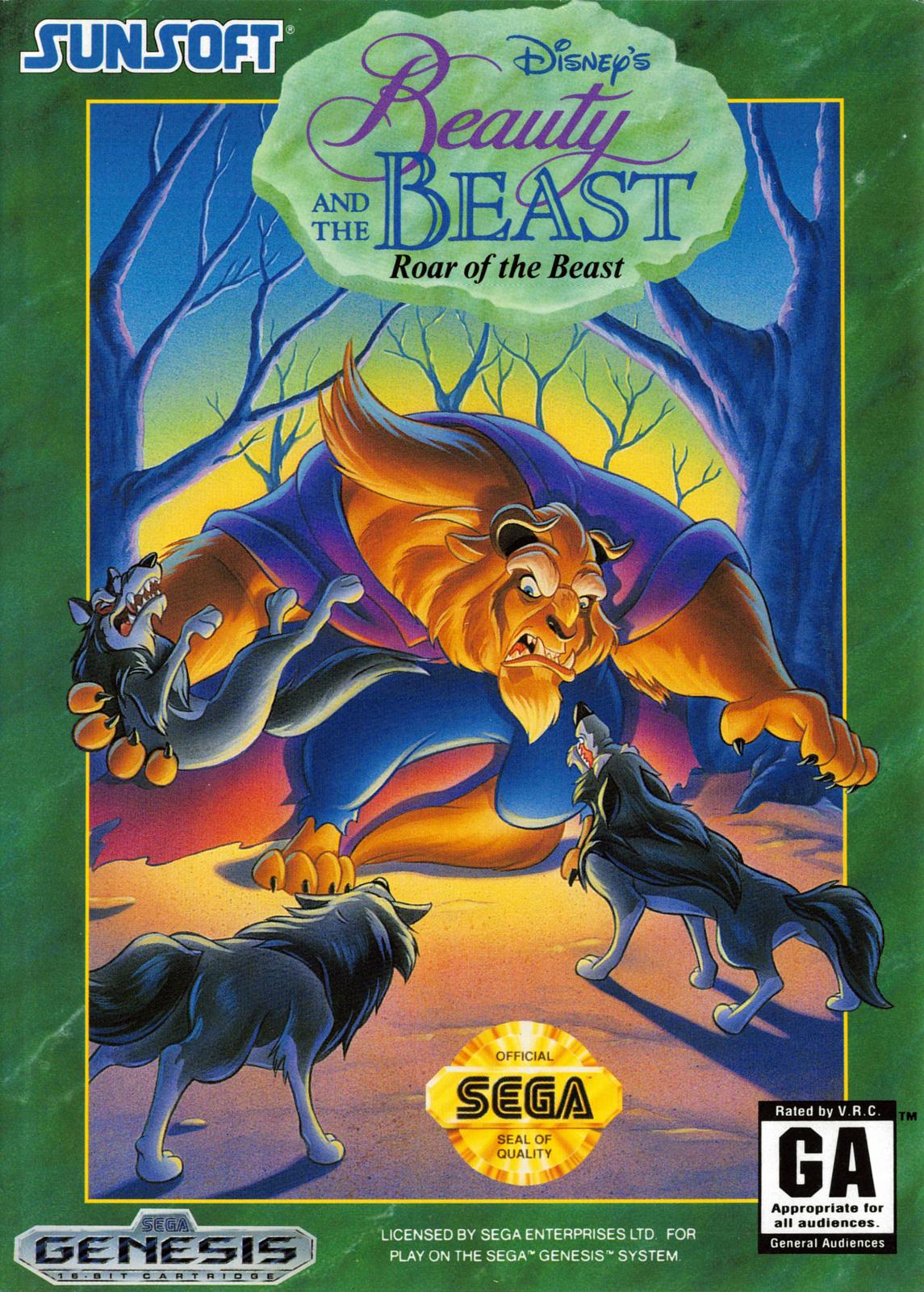 Main Image | Beauty and the Beast: Roar of the Beast Sega Genesis