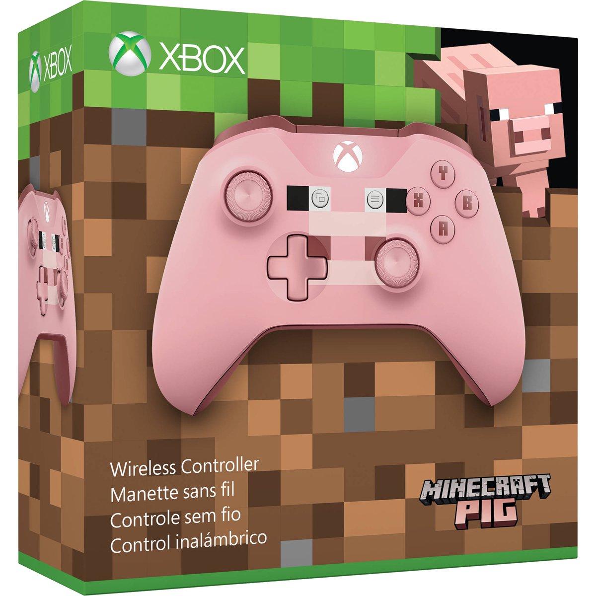 Main Image | Xbox One Minecraft Pig Wireless Controller Xbox One