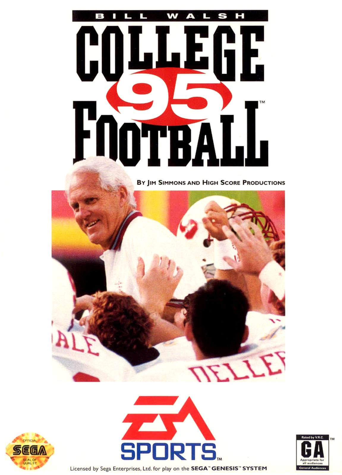 Main Image | Bill Walsh College Football 95 Sega Genesis