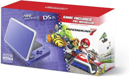 Main Image | New Nintendo 2DS XL Purple &amp; Silver Nintendo 3DS