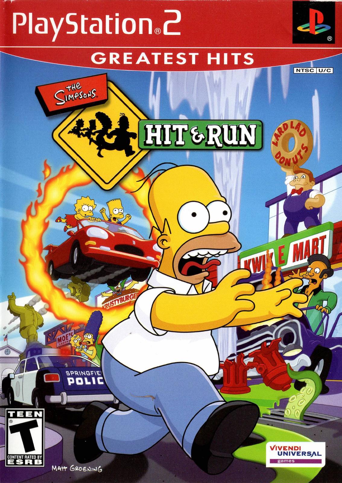 Main Image | The Simpsons Hit and Run [Greatest Hits] Playstation 2
