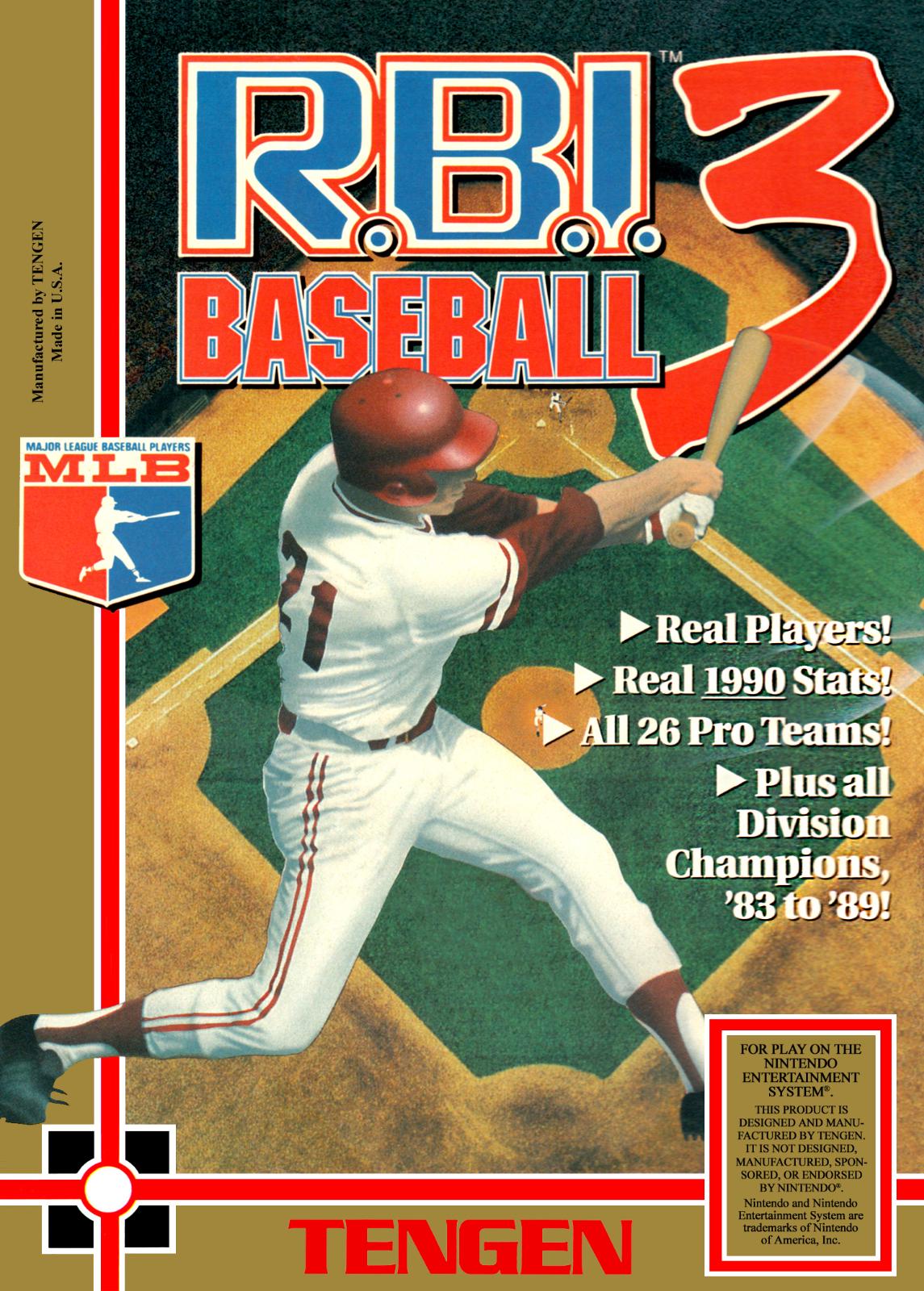 Main Image | RBI Baseball 3 NES