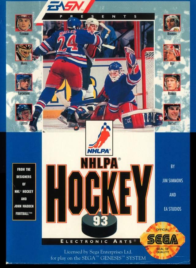 Main Image | NHLPA Hockey &#39;93 Sega Genesis