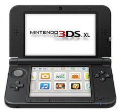 Main Image | Nintendo 3DS XL Black &amp; Blue Nintendo 3DS