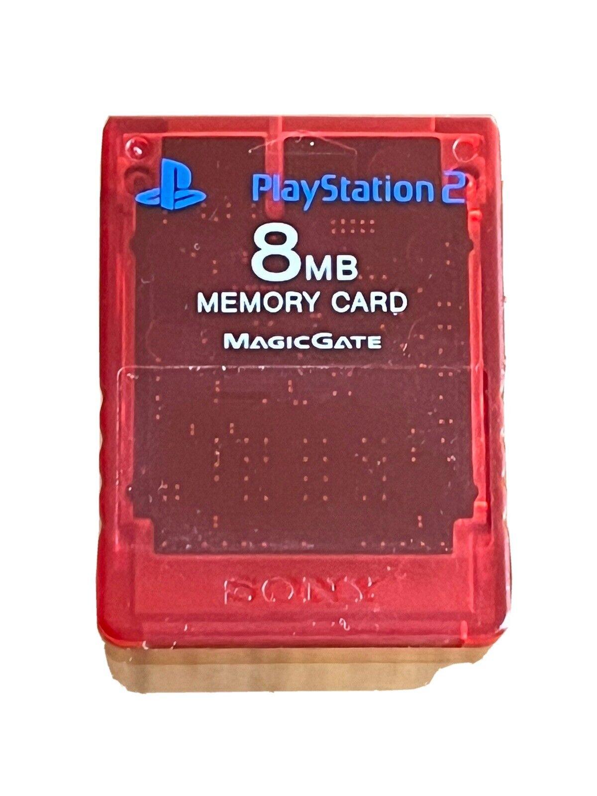 Main Image | 8MB Memory Card [Red] Playstation 2