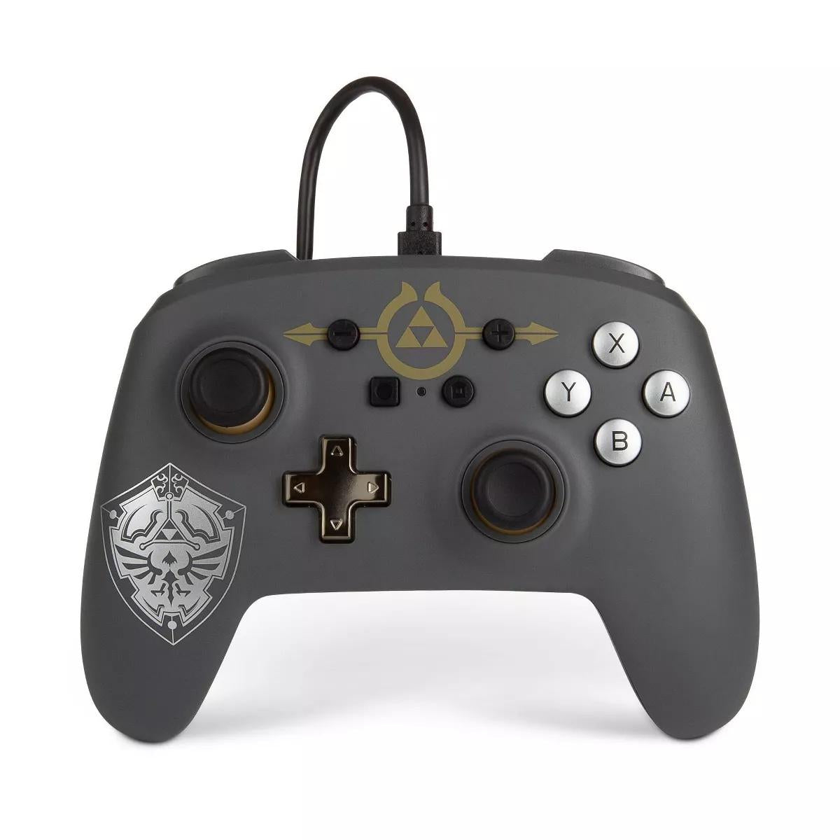 Main Image | PowerA Enhanced Wired Controller Legend of Zelda Hylian Shield Nintendo Switch