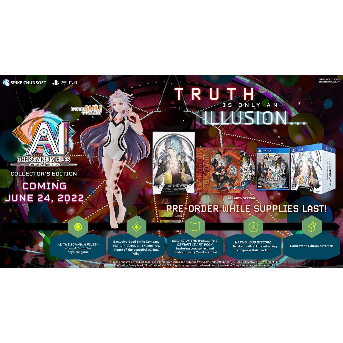 Main Image | AI: The Somnium Files: Nirvana Initiative [Collectors Edition] Playstation 4