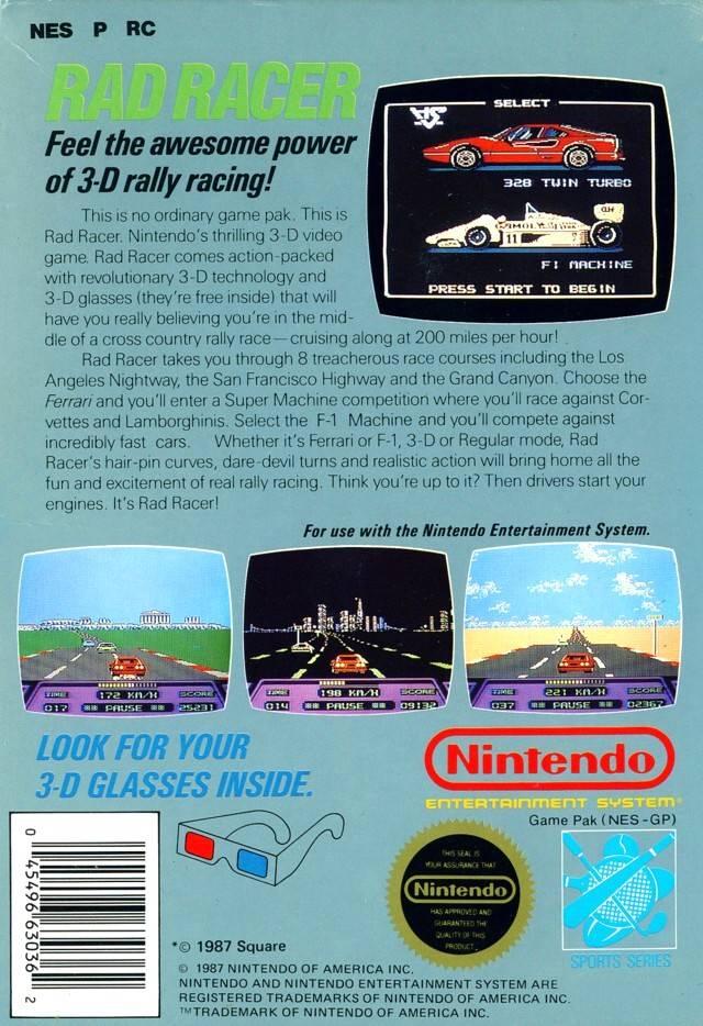 Nes Rad Racer Rom Rad Racer – Flip Jeux Vidéo