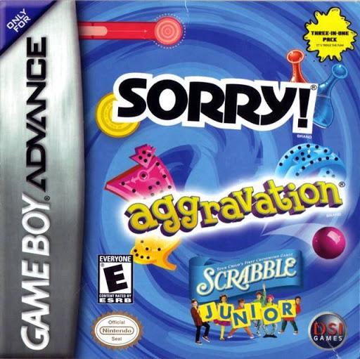 Main Image | Aggravation / Sorry /  Scrabble Jr GameBoy Advance