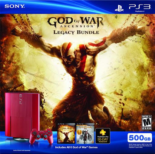 Main Image | Playstation 3 500GB System God of War Ascension Playstation 3