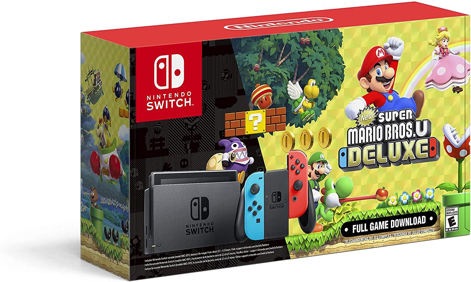 Nintendo Switch New Super Mario Bros. U Deluxe Bundle (Without Game)