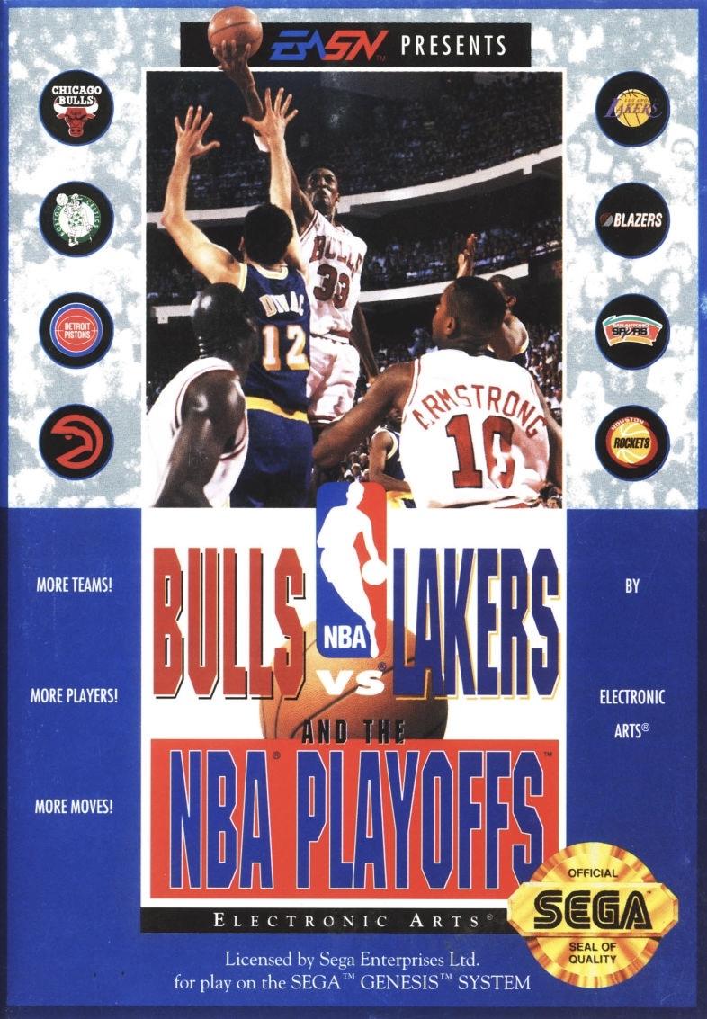 Main Image | Bulls vs Lakers and the NBA Playoffs Sega Genesis