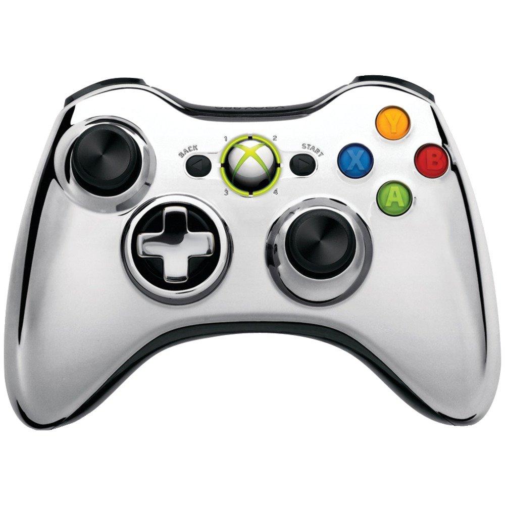 Main Image | Xbox 360 Wireless Controller [Silver Chrome] Xbox 360