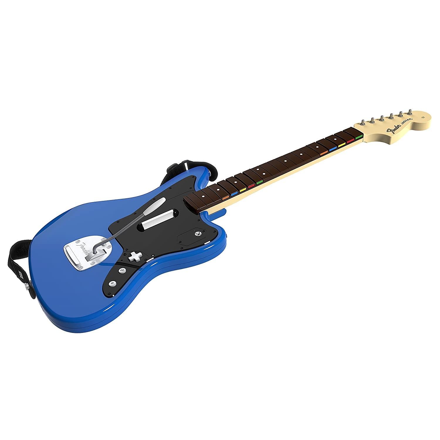 Main Image | Rock Band 4 Wireless Fender Jaguar Guitar Controller [Blue] Xbox One