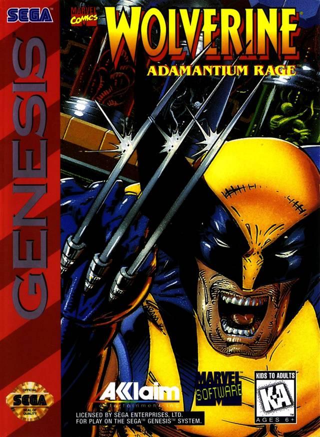 Main Image | Wolverine Adamantium Rage Sega Genesis