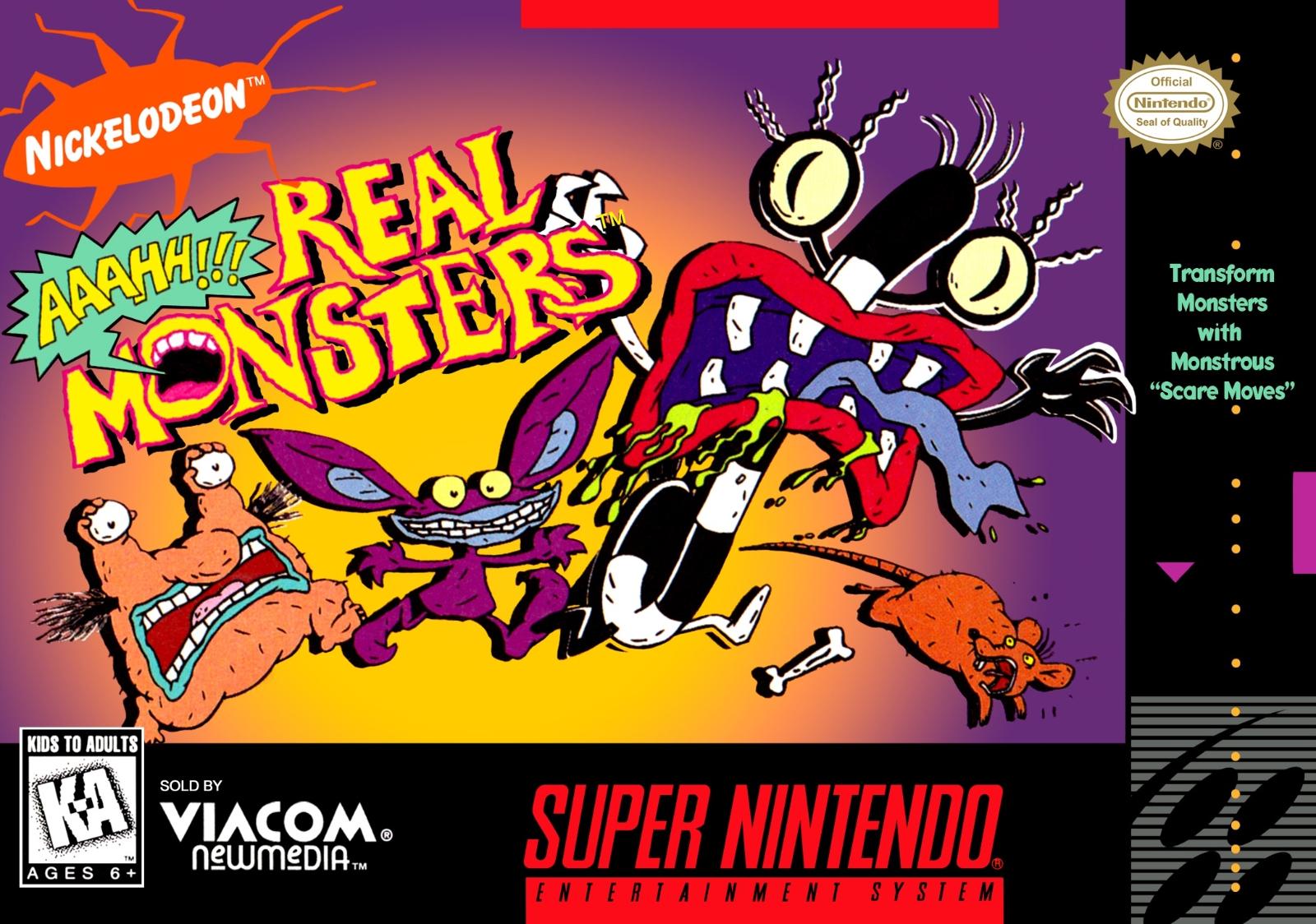 Main Image | AAAHH Real Monsters Super Nintendo