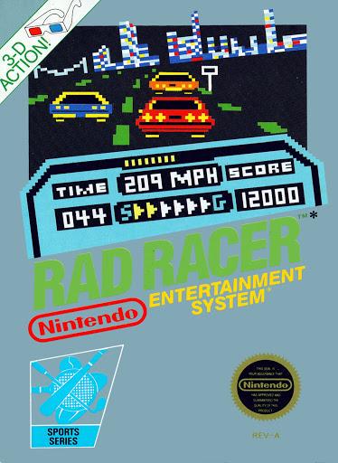 Main Image | Rad Racer NES