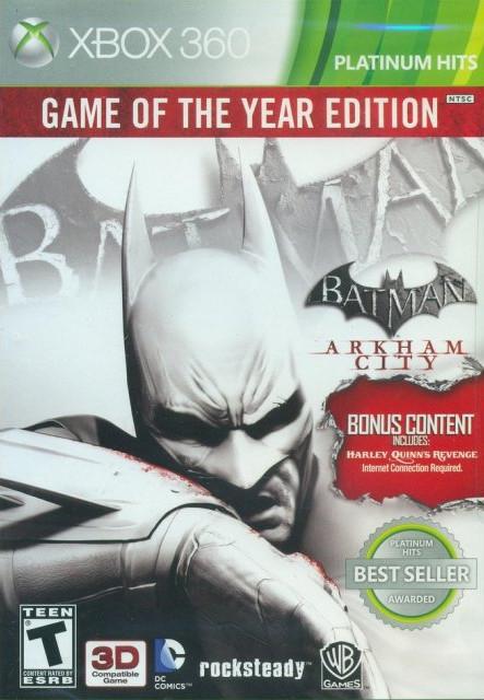 Main Image | Batman: Arkham City [Game of the Year Platinum Hits] Xbox 360