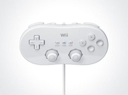 White Wii Classic Controller