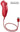 Wii Nunchuk/Nunchuck [Red] (Wii/Wii U)