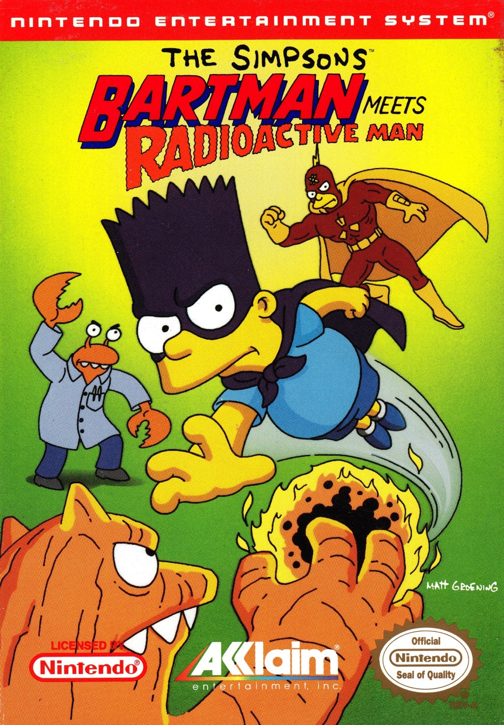 The Simpsons Bartman Meets Radioactive Man