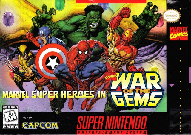 Marvel Super Heroes in War of the Gems