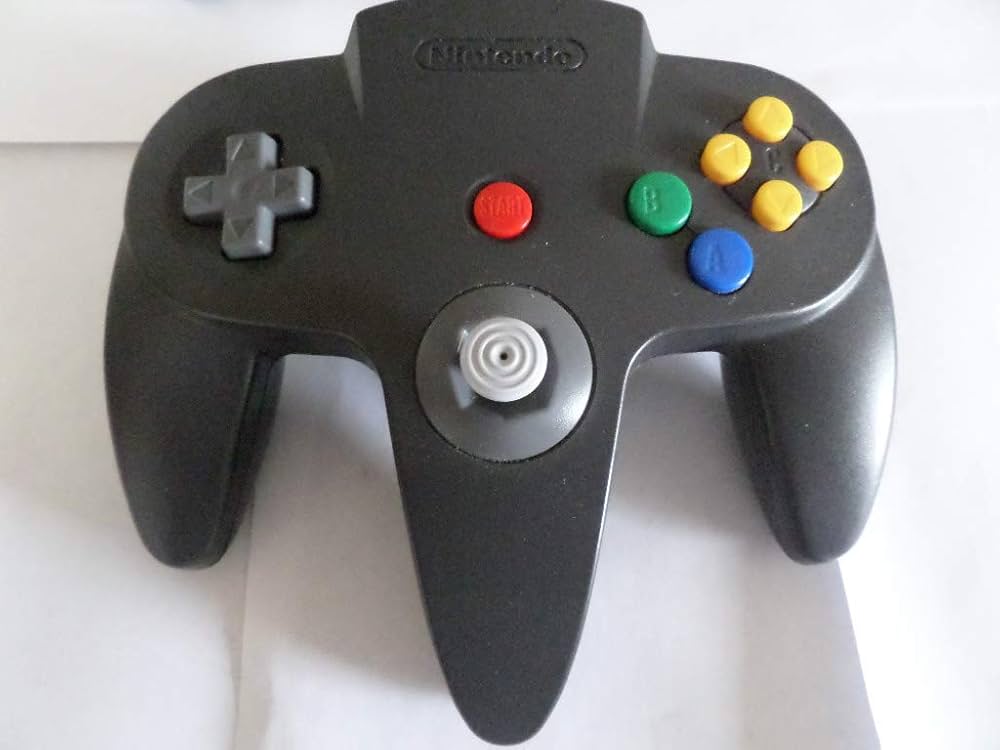 Black Nintendo 64 Controller