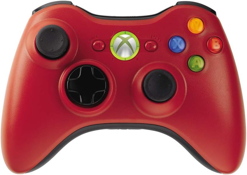 Red Xbox 360 Wireless Controller