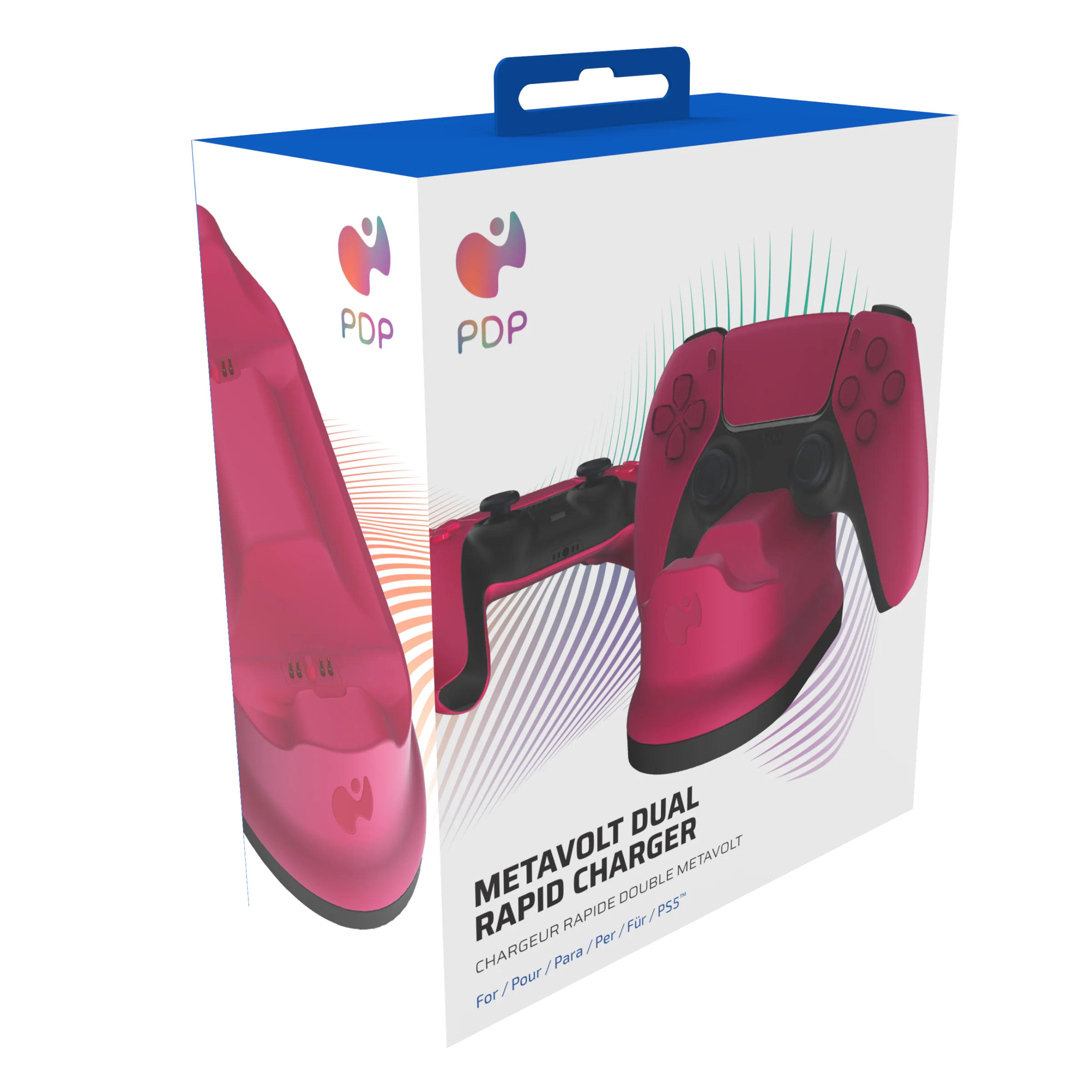 Metavolt Dual Rapid Charger: Scarlet Red