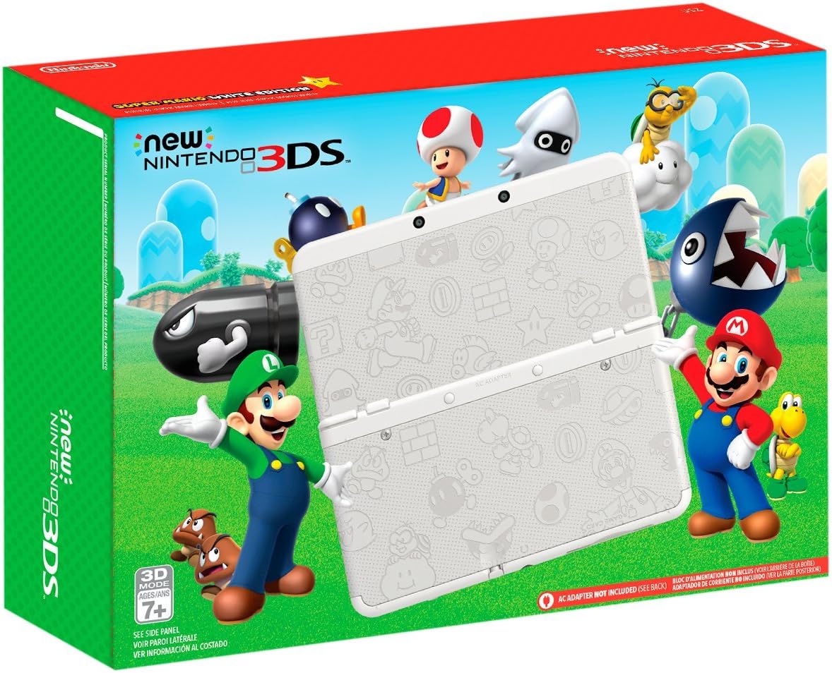 New Nintendo 3DS Super Mario White Edition
