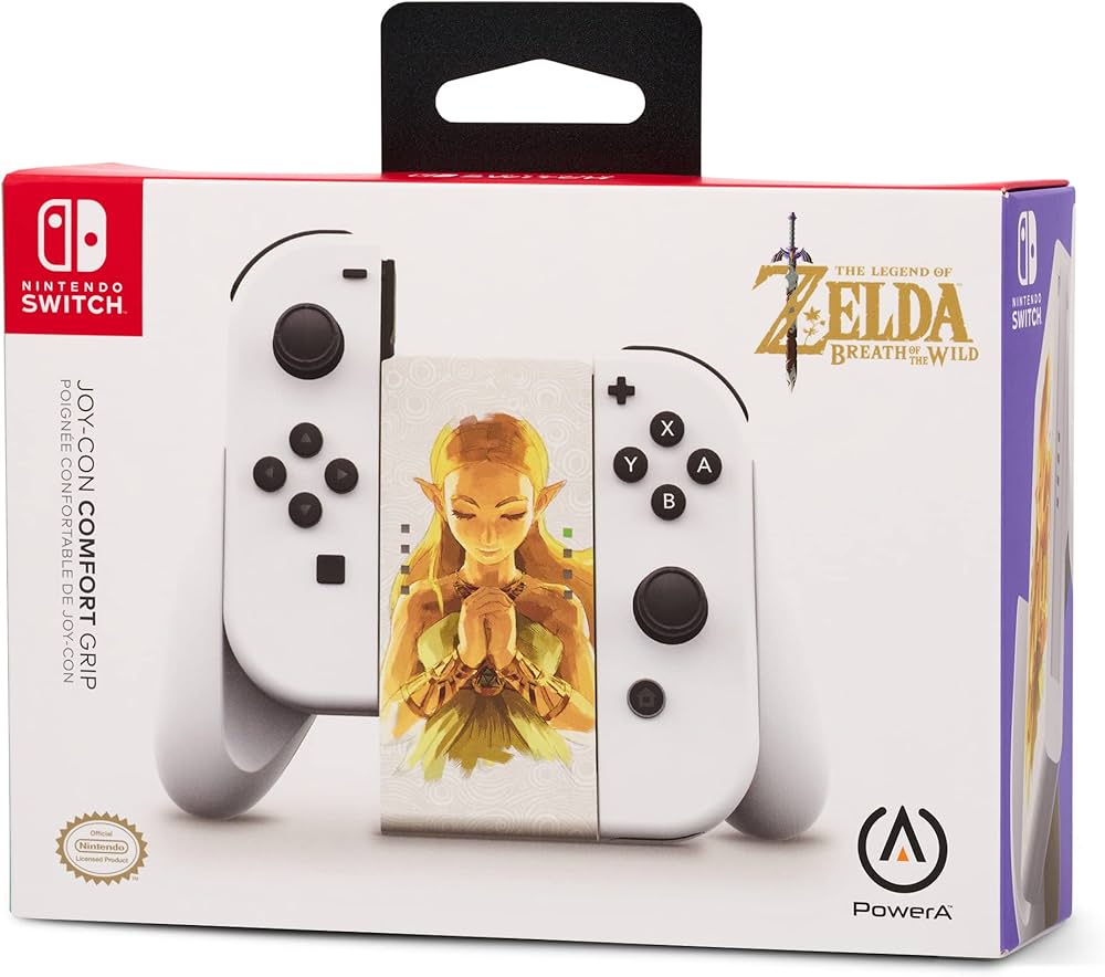 PowerA Joy-Con Comfort Grip Zelda Breath of the Wild pour Nintendo Switch