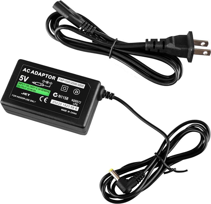 AC Adaptor for PSP 1000/2000/3000 (Power supply)