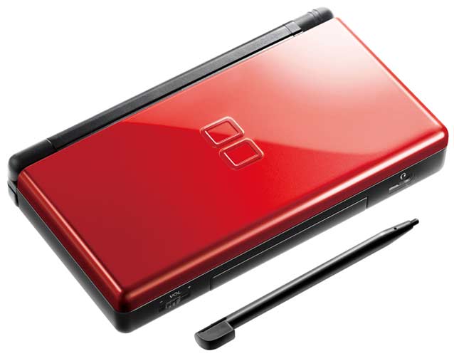 Red Crimson & Black Nintendo DS Lite