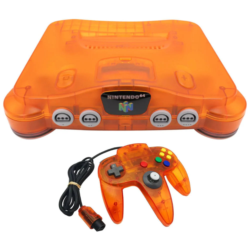 Funtastic Fire Orange Nintendo 64 System