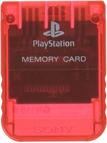 PS1 Memory Card [Clear Red]