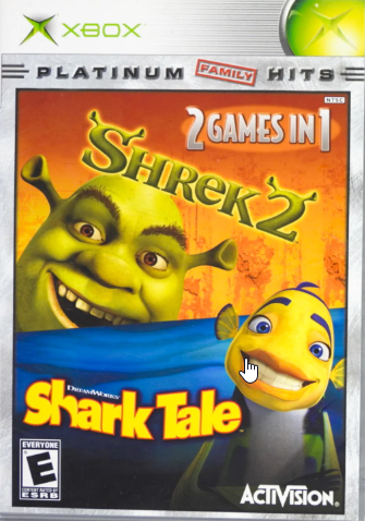 Shrek 2 and Shark Tale 2 in 1