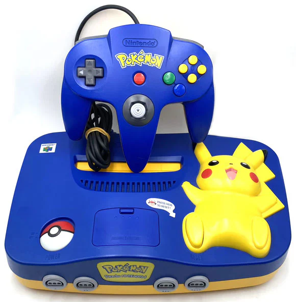 Pikachu R64 Sus Pikachu Nintendo 64 System – Flip Jeux Vidéo