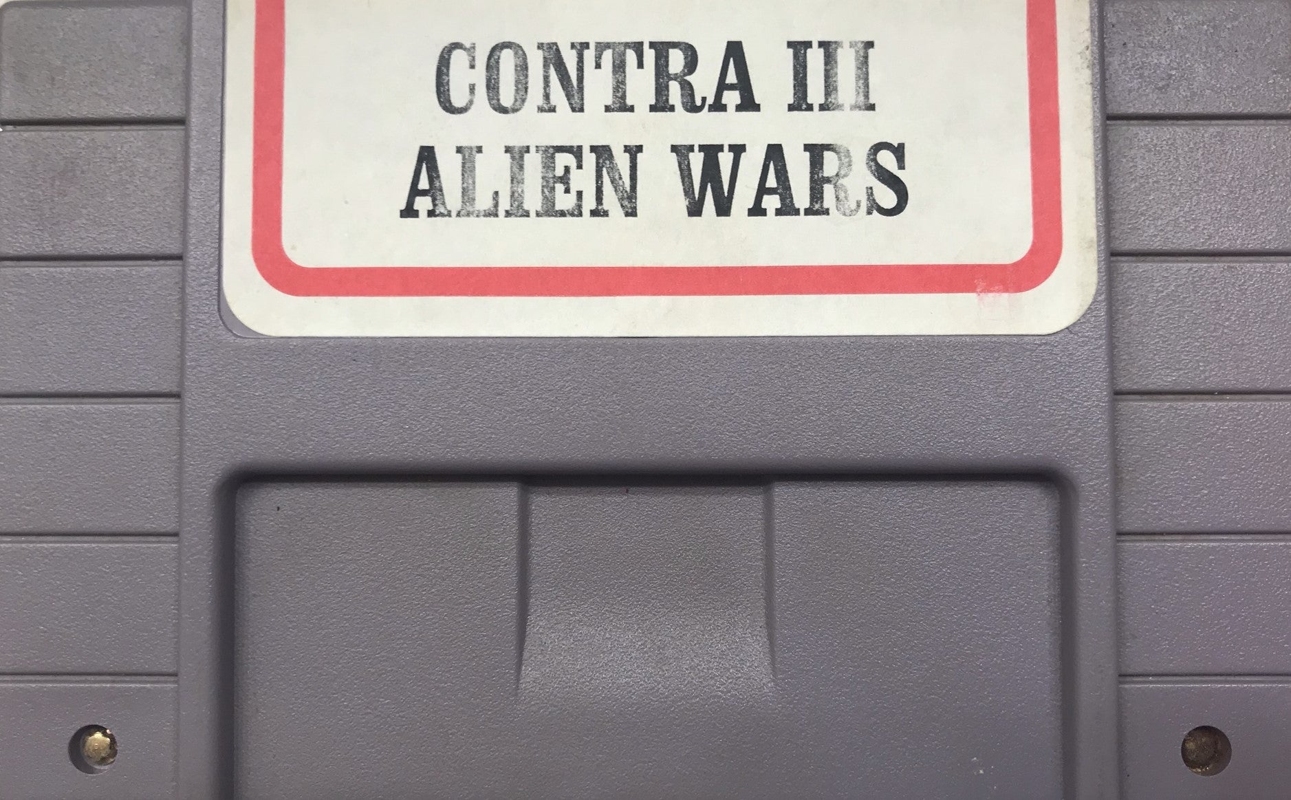 Contra III The Alien Wars - White Label