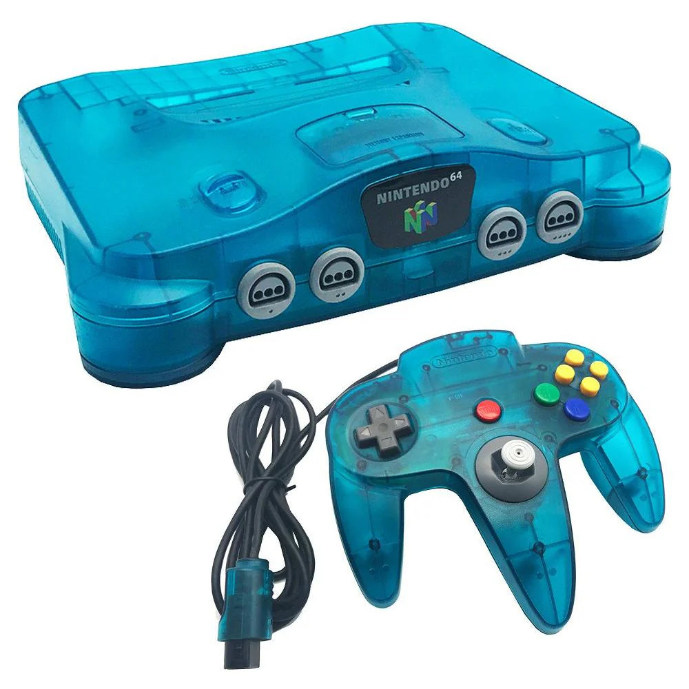 Funtastic Ice Blue Nintendo 64 System